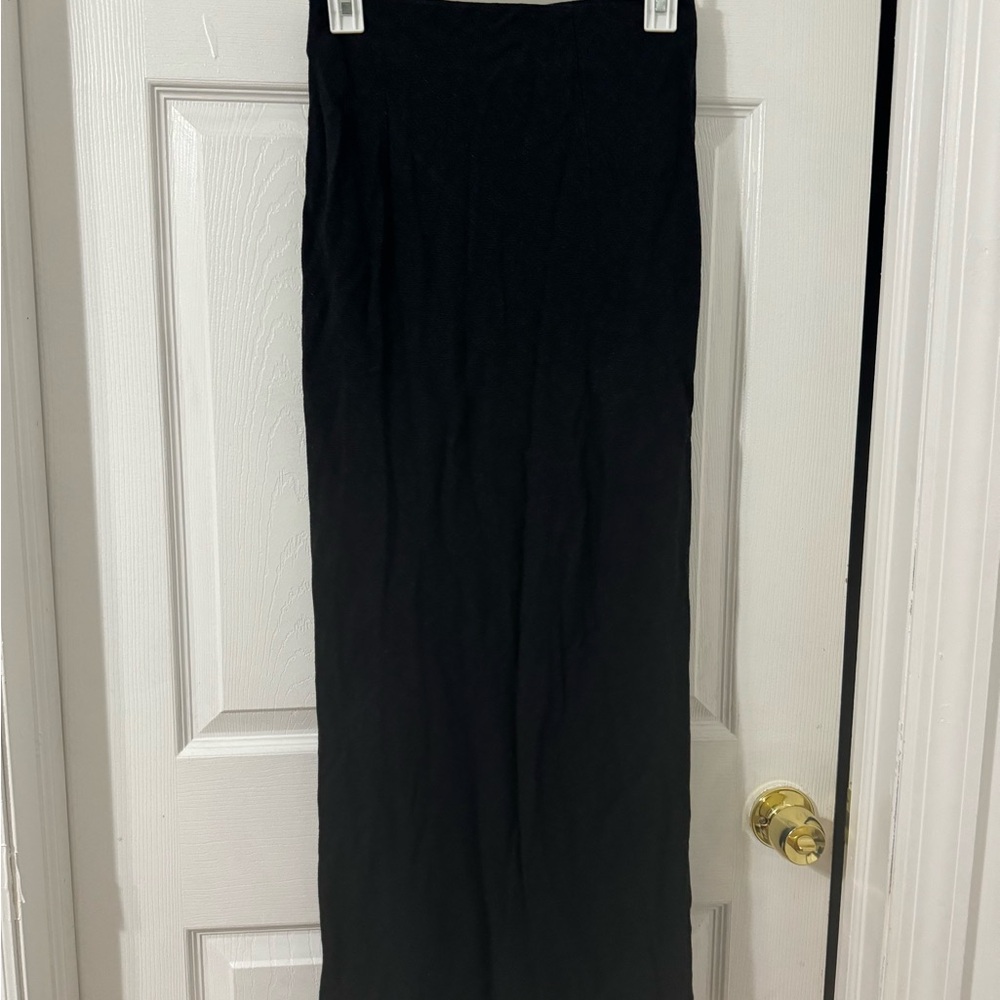 Princess Polly Classic Black Midi Skirt